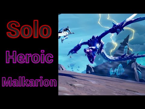 Solo Heroic Malkarion 4:11 PB With Terra War Pike Build - Dauntless