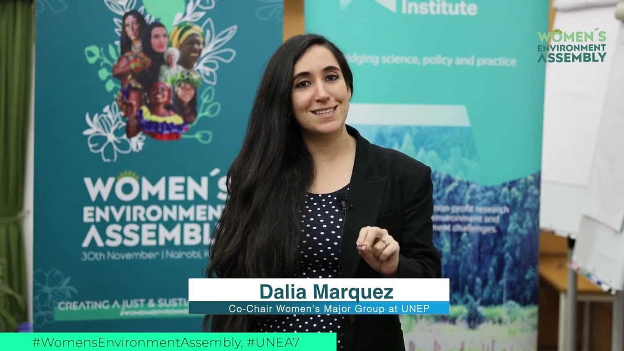 Interview with Ms. Dalia Marquez Womens Environment Assembly 2026