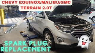 2018-2020 Chevy Equinox/GMC Terrain,2016-2023 Chevy malibu 2.0T spark plug replacement guide