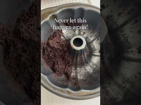 My #1 trick to keep bundt cakes from sticking