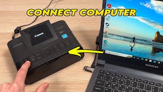 Canon Selphy CP1300: How to Connect & Print From Computer (PC or Mac)