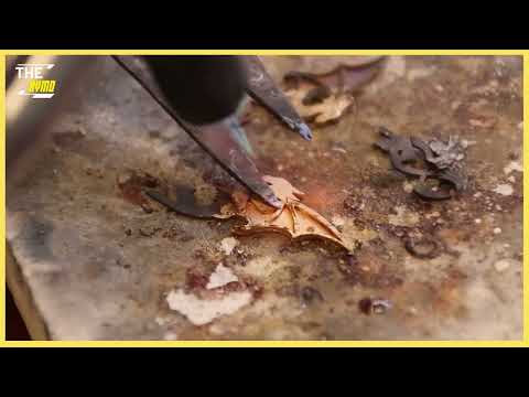 make a twin dragon pendant - DIY dragon sword pendant