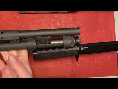 UPDATE: Fitting SOG BAR15T Bayonet on Mossberg 590 Shotgun