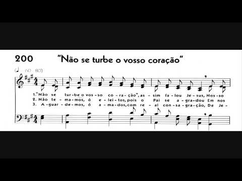 Hinário 5 CCB - Hino 200 - "Não se turbe o vosso coração" - Strings - Teclado Yamaha PSR S670