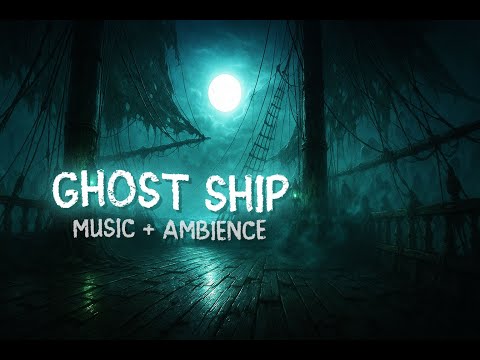1 Hour Pirate Ghost Ship Ambience Creepy Nautical Horror Music and Ocean Sounds | DND RPG Background