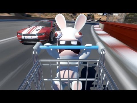 Rabbids Cart Trailer - TrackMania 2 Canyon