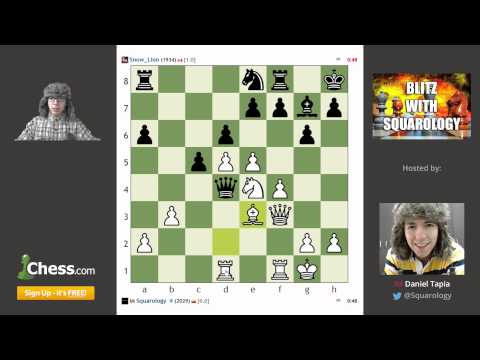 Live Blitz Chess Commentary With IM Squarology: April 28, 2015
