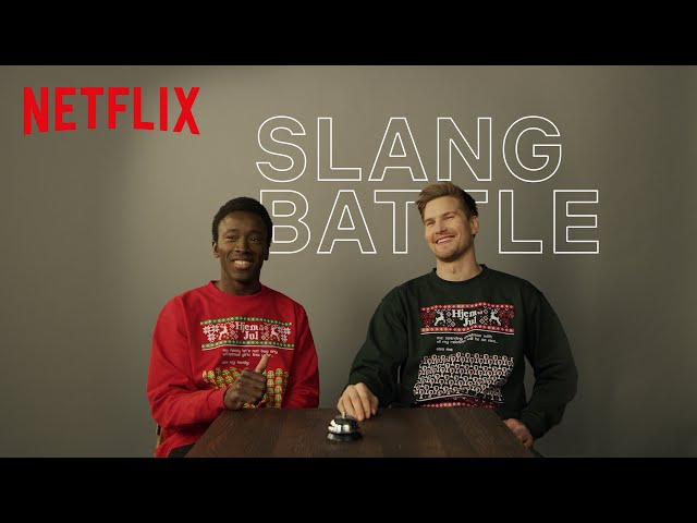 Norwegian Slang Battle with the Cast of Netflix' Home For Christmas