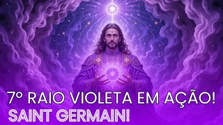 DECRETOS PODEROSOS DO 7º RAIO! A CHAMA VIOLETA DE SAINT GERMAIN ESTÁ TRANSMUTANDO TUDO!