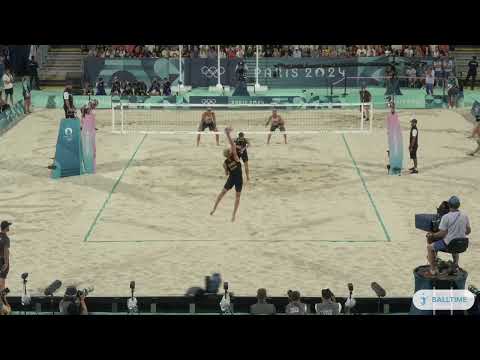 Gold medal: Åhman/Hellvig 2x0 Ehlers/Wickler 2-0 (21-10, 21-13)