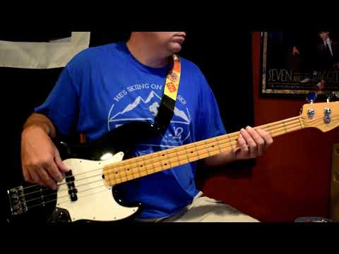 "Birds Fly (Whisper to a Scream)" by The Icicle Works.  Bass play along, tutorial