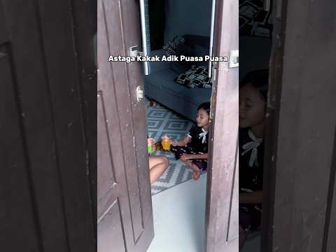 Astaga Kakak Adik Lagi Puasa Malah Pada Minum Sirup 😤