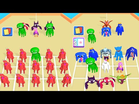 Merge Red Monster vs Banban ARMY - Merge Master Monster Run Battle, Gameplay Walkthrough