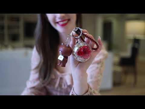 Brown Rose Bear Keychain | The Only Roses