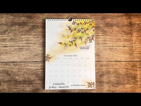 A Festive Fir Cone Branch Design by Jo Rice - A Lavinia Stamps Tutorial