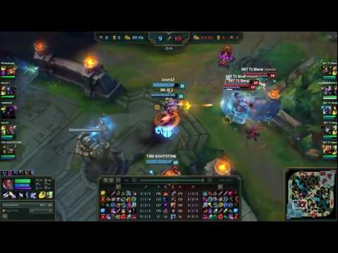 LoL Funny Things #1 Lucian Ult + Tahm Kench Devour Interaction - TSM vs SKT Leaked Scrim