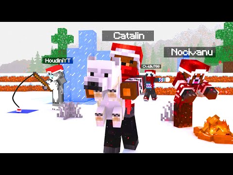 Nocivanu' Extra -  MINECRAFT AT THE NORTH POLE with YOUTUBERS!  A New SMP