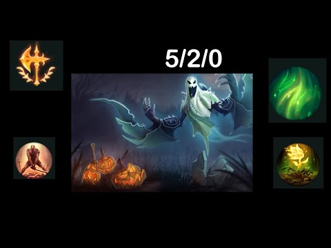 (LOL)(Conqueror+Second Wind)MID Nocturne Vs galio