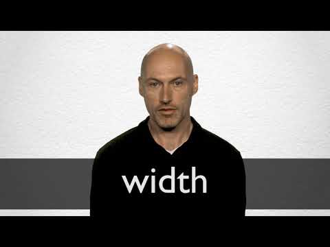 How to pronounce WIDTH in British English