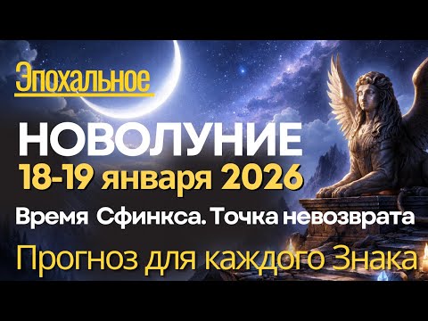 ТАКОГО НЕ БЫЛО СТОЛЕТИЯ! Знаковое Новолуние в ночь с 18 на 19 января. Прогноз для каждого Знака