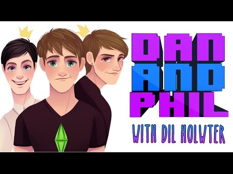 Fan Art [Dan and Phil with Dil Howlter]