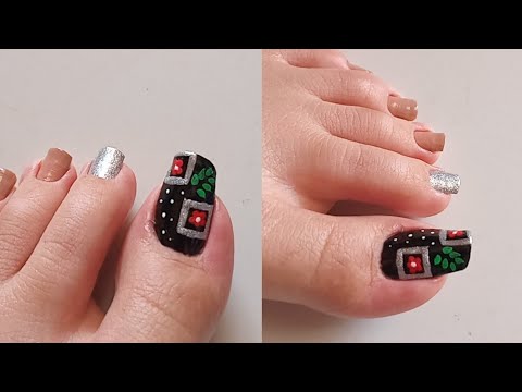 Diseño de uñas 2024 || Uñas Decoradas/ Diseños de uñas Para pies ♥️