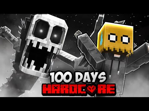 INSANE Challenge: 100 Days vs. Custom Bosses in Hardcore Minecraft