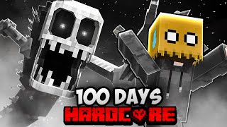 I Survived 100 Days with NEW BOSSES in Hardcore Minecraft!