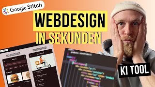 Google Stitch baut dir Webdesigns in Sekunden – ich hab’s getestet!