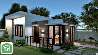 How to design a Small Modern House on your Android Phone [Speed Build 