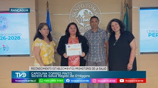 46 Establecimientos Educacionales,3 Lugares de Trabajo se comprometen y acreditan Promotores de Salud