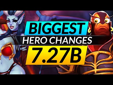 NEW PATCH 7.27b: BIG Hero Changes, Buffs and Nerfs to ABUSE - Dota 2 Pro Meta Guide