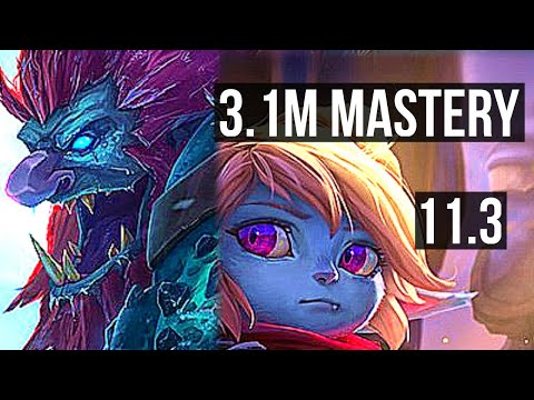 TRUNDLE vs POPPY (TOP) (DEFEAT) | 3.1M mastery, 1400+ games | KR Diamond | v11.3