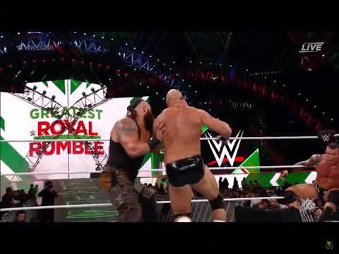 Every elimination of the greatest Royal Rumble