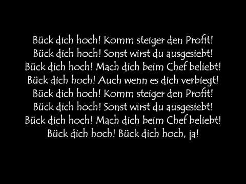Deichkind - Bück Dich Hoch Lyrics