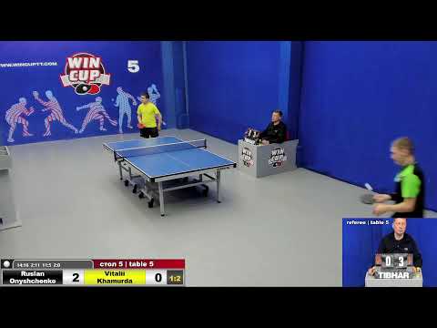 16:30 Онищенко Руслан 1-3 Хамурда Виталий стол 5  ЮГ-4  26.05.22