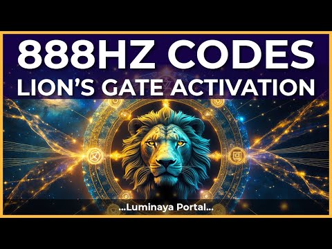 🦁Galactic Lion's Gate Activation | 888Hz Cosmic Heart & Soul Power Transmission | Lyran Starseed