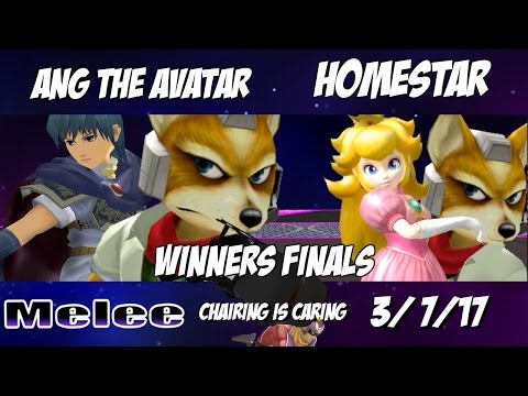 Chairing is Caring 3/7/17 - Ang The Avatar (Fox) vs. Homestar (Peach) - SSBM Winner's Finals