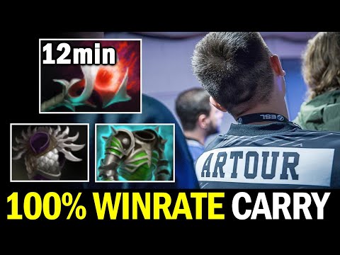 ARTEEZY New Favourite Safelane Carry — Top 1 MMR 100% Winrate Dota 2