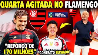 🚨URGENTE! REFORÇO DE PESO CHEGANDO HOJE?! SURPREENDEU A TODOS! NOTICIAS DO FLAMENGO!