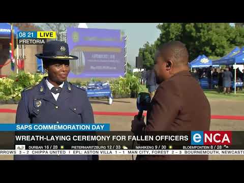 SAPS Commemoration Day Wreath laying ceremony for fallen officers