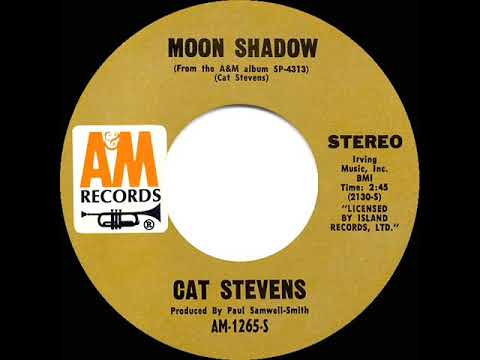 1971 HITS ARCHIVE: Moon Shadow - Cat Stevens (stereo 45)