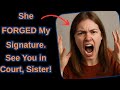 R ProRevenge My Sister STOLE Our Parents House I Distroy Her Life
