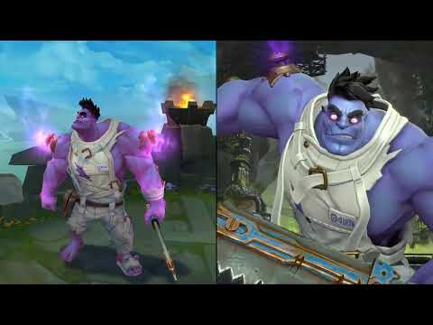 Dr. Mundo League of Legends VS Wild Rift Comparison
