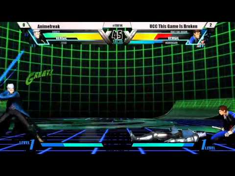 Animefreak vs UCC This Game Is Broken - Ultimate Marvel vs. Capcom 3 (Texas Bar Fights Round XIV)