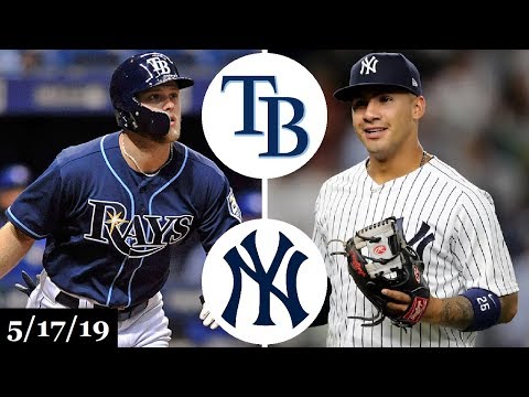 Tampa Bay Rays vs New York Yankees - Full Game Highlights | May 17, 2019 | 2019 MLB Season