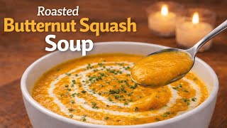 Fall in a Bowl | Roasted Butternut Squash Soup