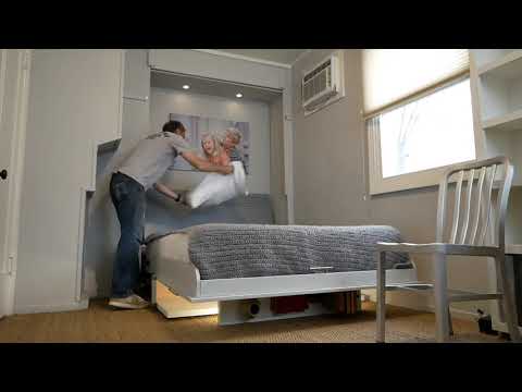 Demonstration of the Murphy Bed I built