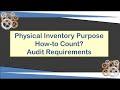 Physical Inventory Purpose How To Audit Requirements Don Lindsey