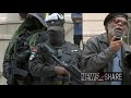Black Panther Movement holds armed rally to support Rodney Hinton Jr., who faces death penalty